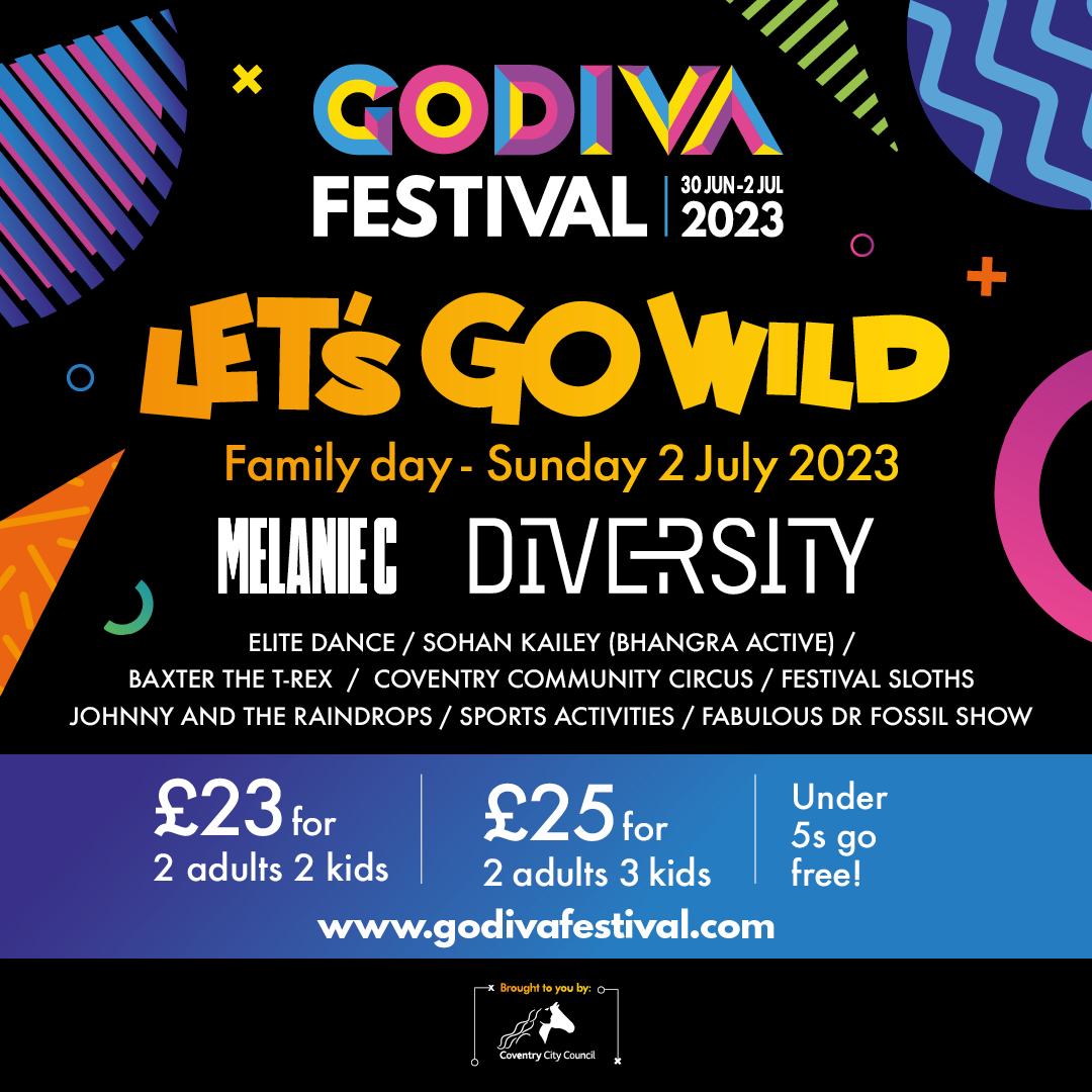 A graphic that reads 'Let's go Wild'  and then shares the family offer