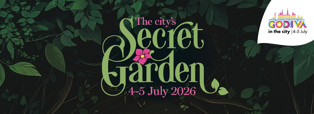 Header that says:The city's secret garden