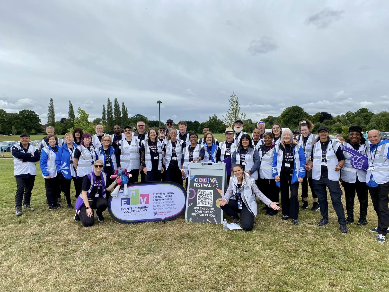 EnV volunteers at Godiva Festival