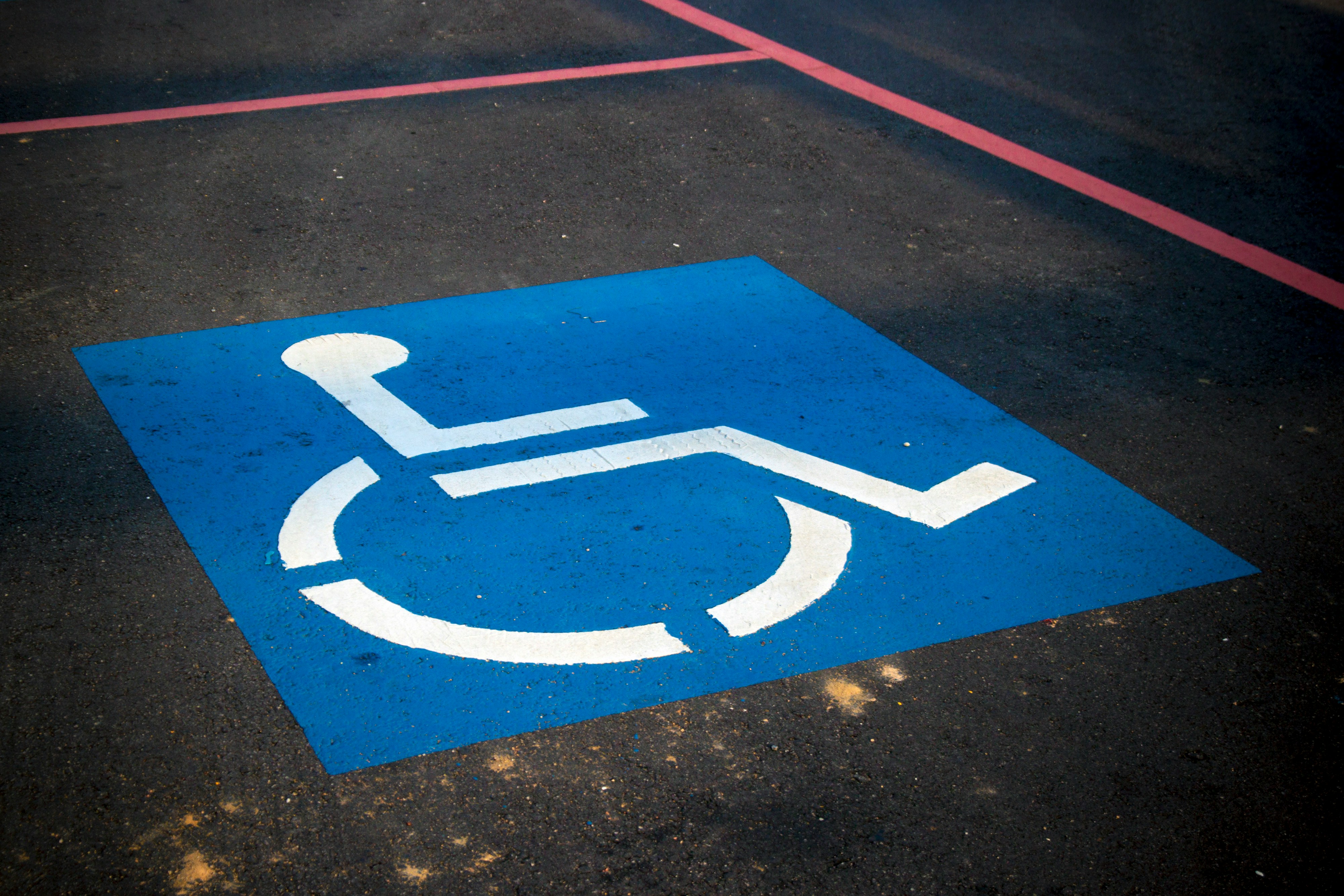 Photo of blue badge parking space